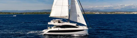 Aquila 45 Sail under sail