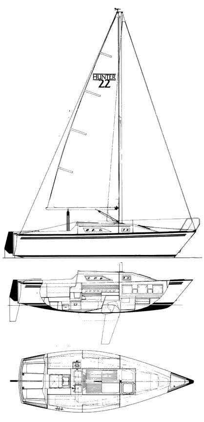 HUNTER 22 - Drawing