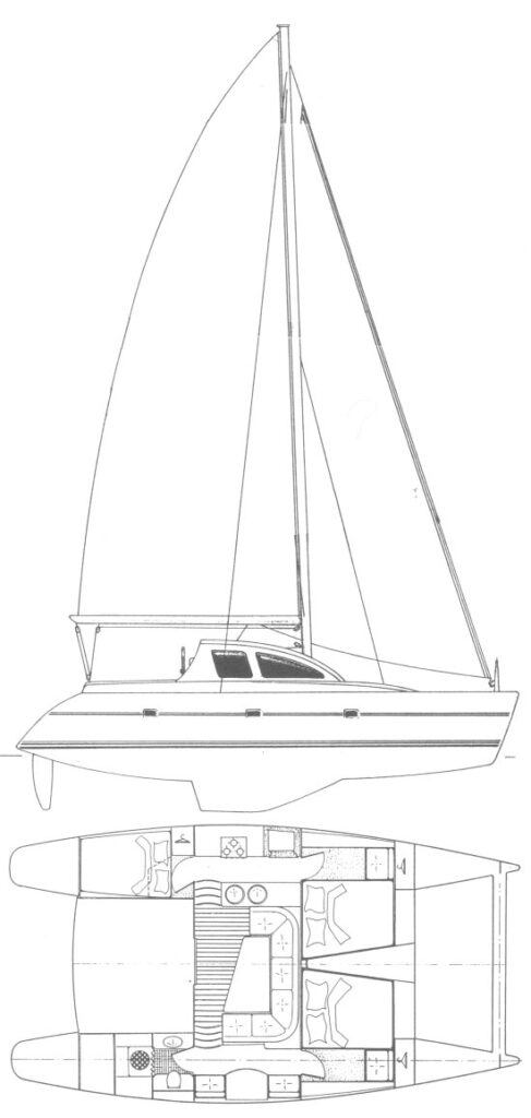 LAGOON 37 - Drawing