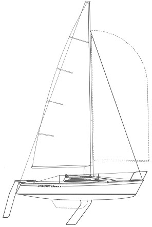FIRST CLASS 7 (BENETEAU) - Drawing