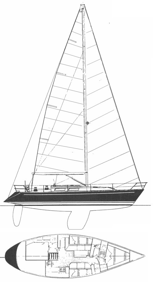 FRERS 41 - Drawing
