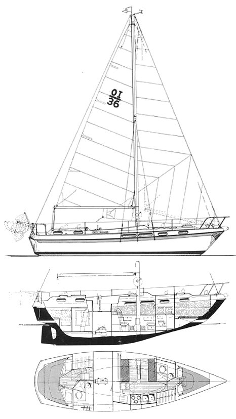 MORGAN OUT ISLAND 36 - Drawing
