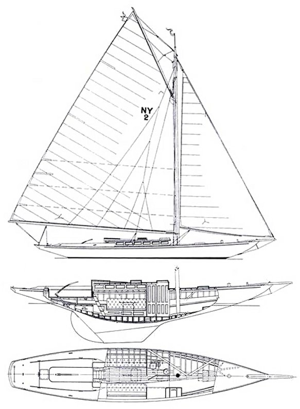 NEW YORK YACHT CLUB 30 - Drawing