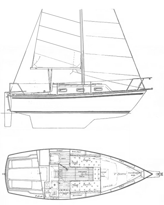 SOVEREIGN 24 - Drawing
