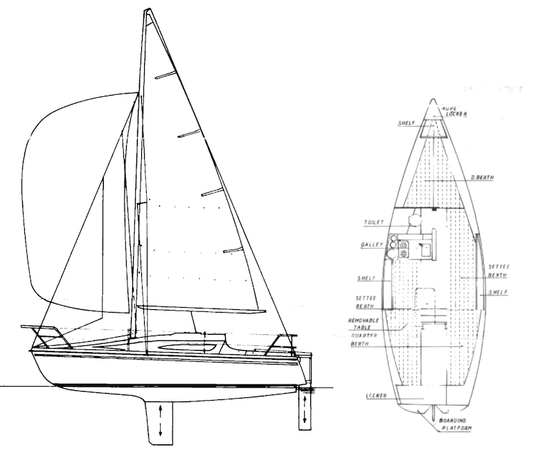 BONITO 750 - Drawing
