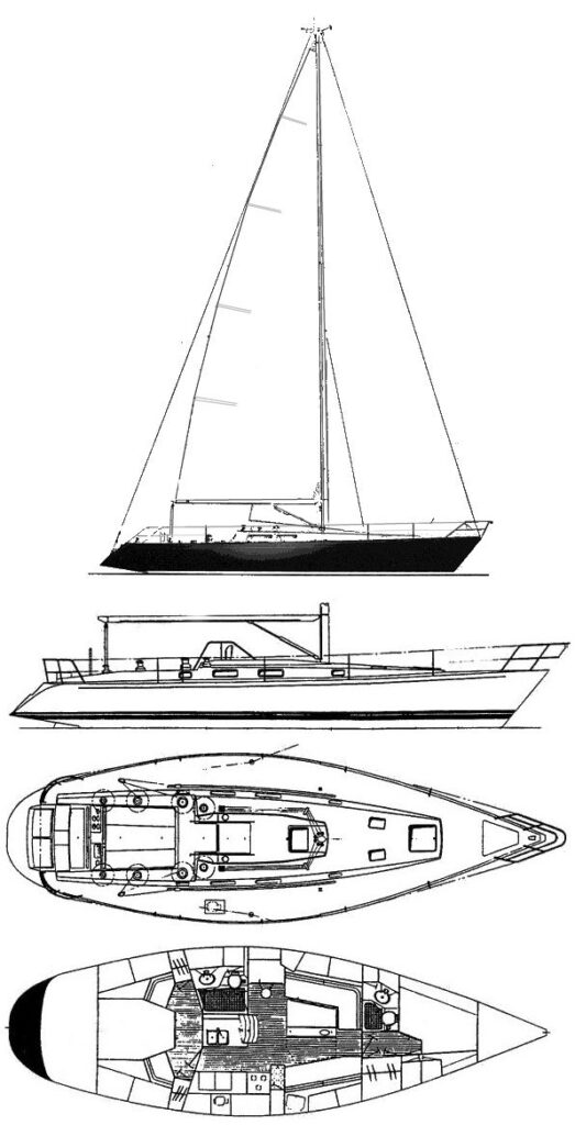FRERS 45 - Drawing
