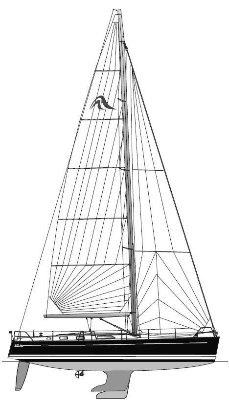 HANSE 461 - Drawing
