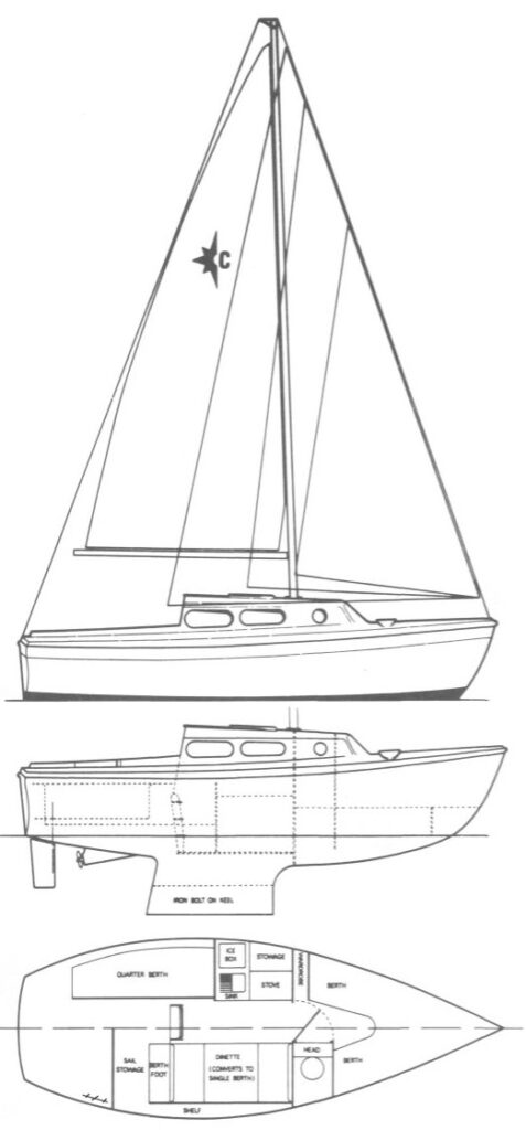 CIRRUS 22 (WESTERLY) - Drawing