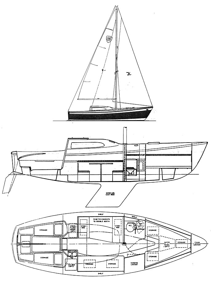 COLUMBIA 26 MK 2 - Drawing