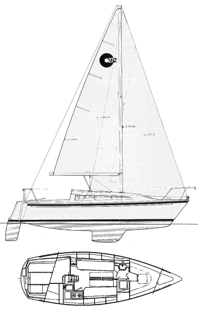 O'DAY 272 - Drawing