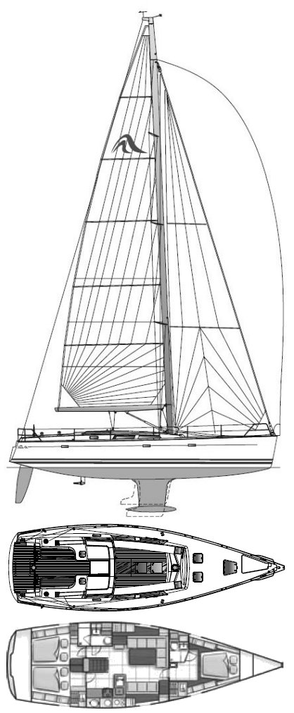 HANSE 470 - Drawing