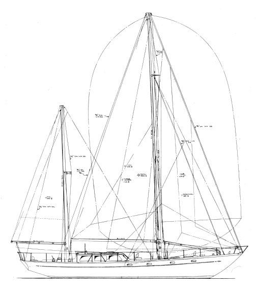 BOOTHBAY CHALLENGER (ALDEN) - Drawing