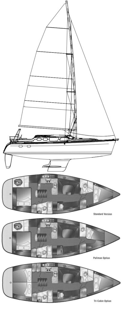 HUNTER 426 DS - Drawing