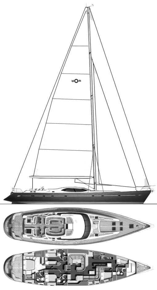 OYSTER 82 - Drawing