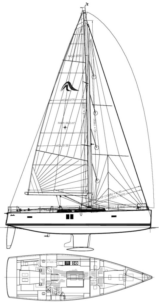 HANSE 495 - Drawing