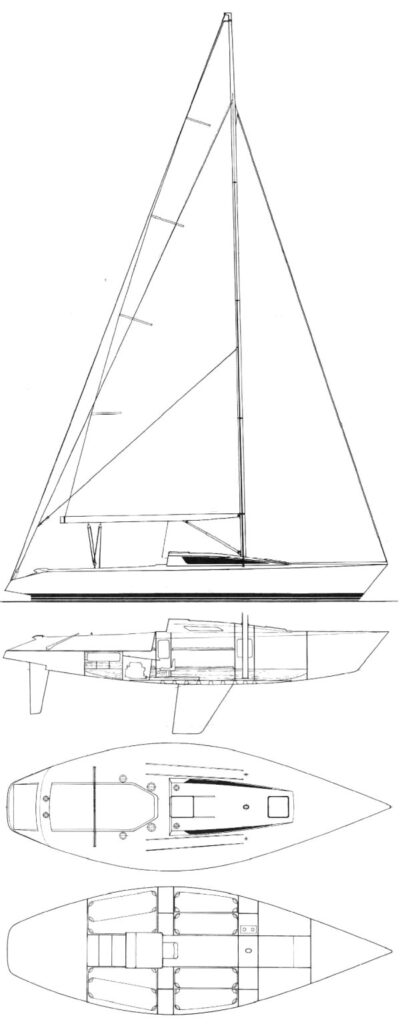 BENETEAU 1 TON - Drawing