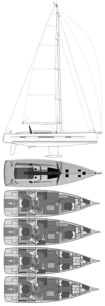 DUFOUR 63 - Drawing