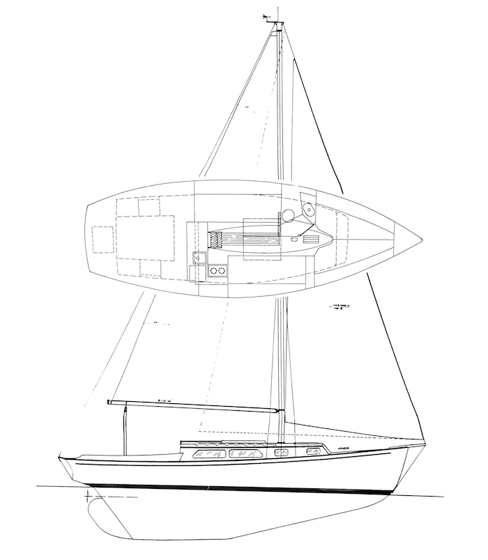 H-26 (HERRESHOFF) - Drawing