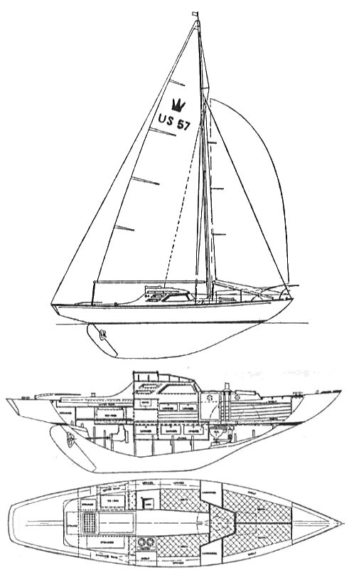 KING'S CRUISER 28 - Drawing