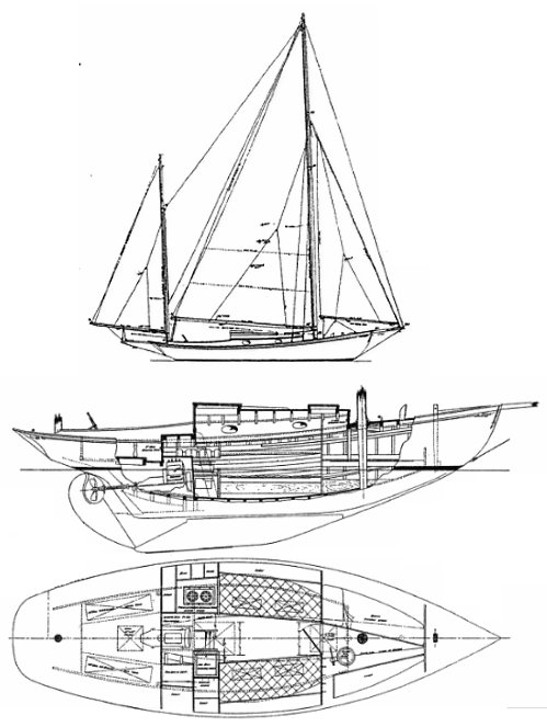 MALABAR JR. (1927) - Drawing