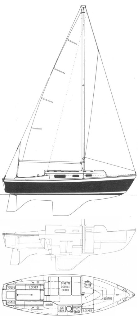 PAWNEE 26 (CHRIS-CRAFT) - Drawing