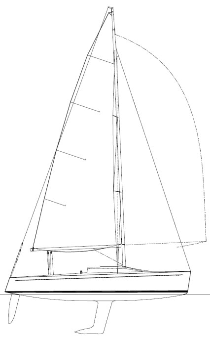 BENETEAU 25 PLATU - Drawing