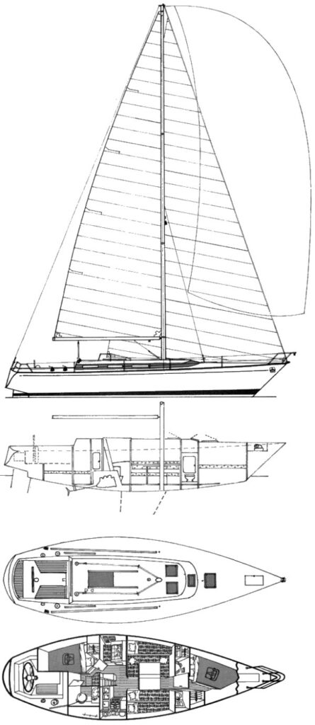 DUFOUR 9000 - Drawing