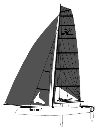 HOBIE WILD CAT F18 - Drawing