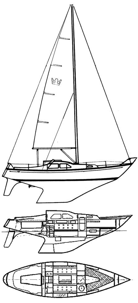 KING'S CRUISER 29 - Drawing