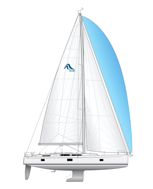 HANSE 508 - Drawing