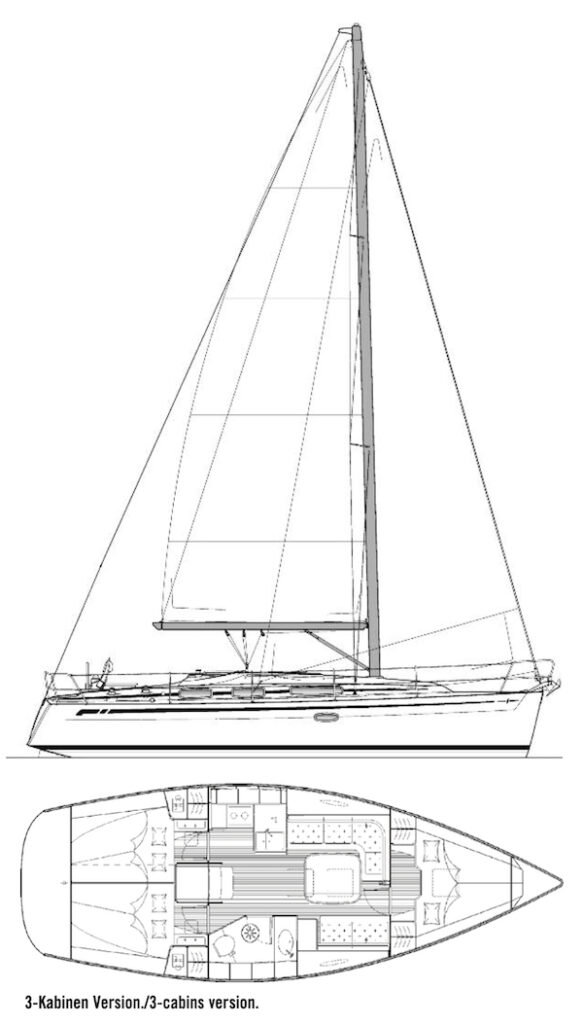 BAVARIA CRUISER 35 - Drawing