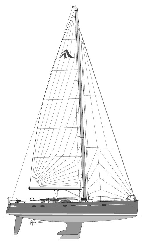 HANSE 531 - Drawing