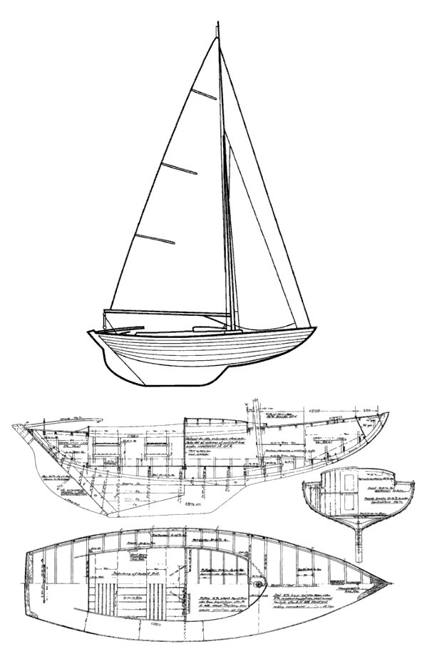 JUNIOR FOLKBOAT - Drawing
