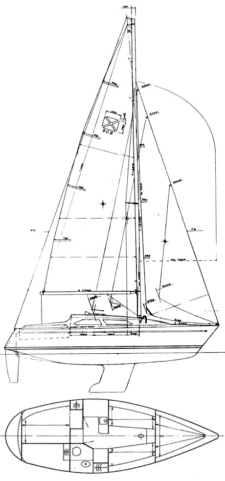 MAXI 909 - Drawing