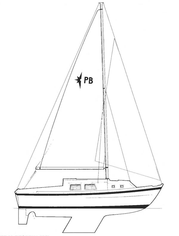 PEMBROKE 26 (WESTERLY) - Drawing