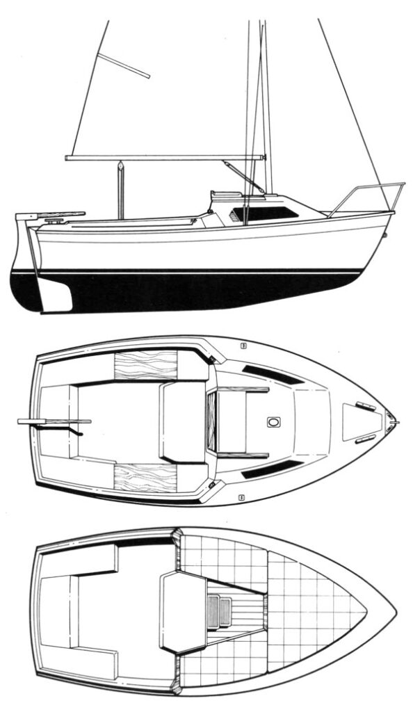 CALIFORNIA 4.70 (BENETEAU) - Drawing