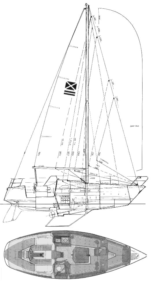 MAXI 95 - Drawing