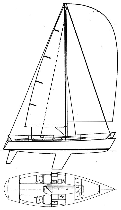 OLSON 30 - Drawing