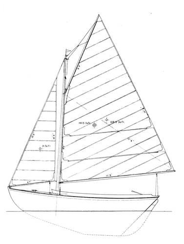 HERRESHOFF 12 1/2 - Drawing