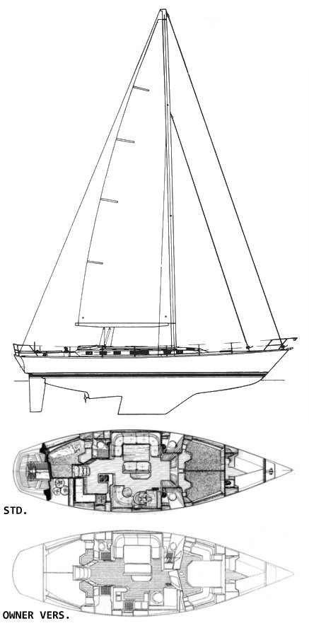 IDYLLE 1550 (BENETEAU) - Drawing