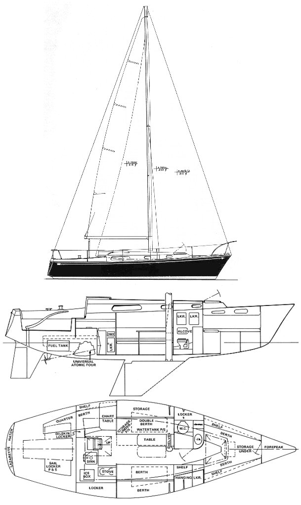 PEARSON 10M - Drawing