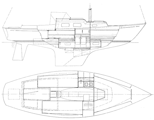 MISIL I (HALLBERG-RASSY) - Drawing