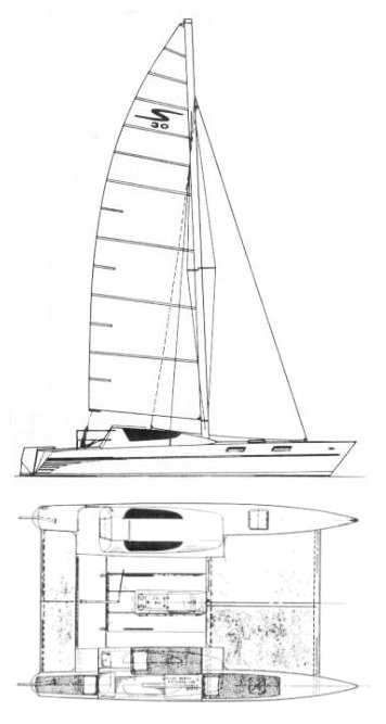 STILETTO 30 - Drawing