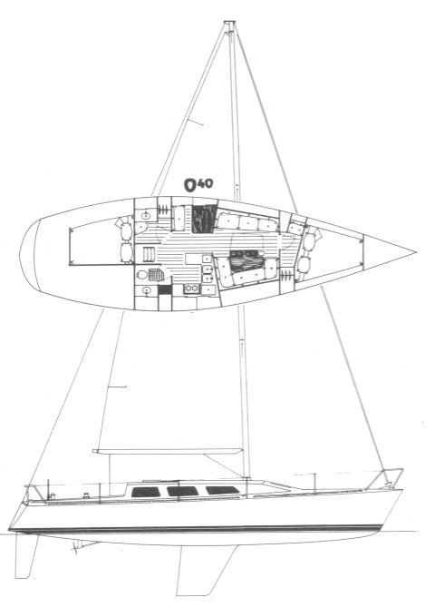OLSON 40 - Drawing