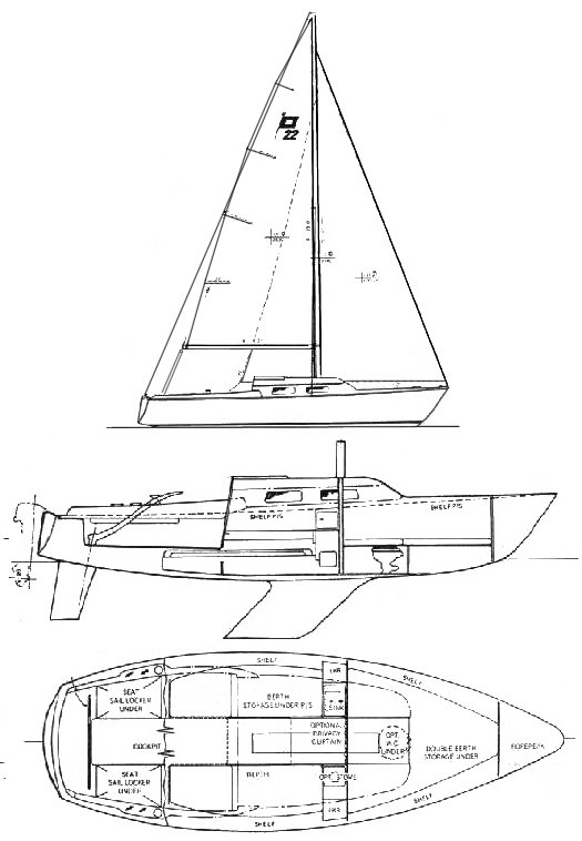 PEARSON 22 - Drawing