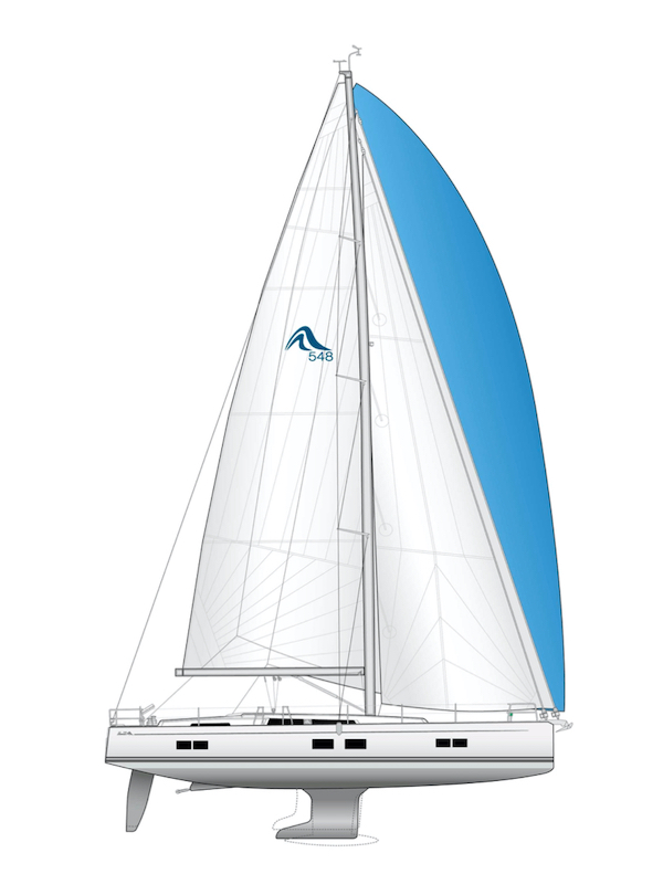 HANSE 548 - Drawing