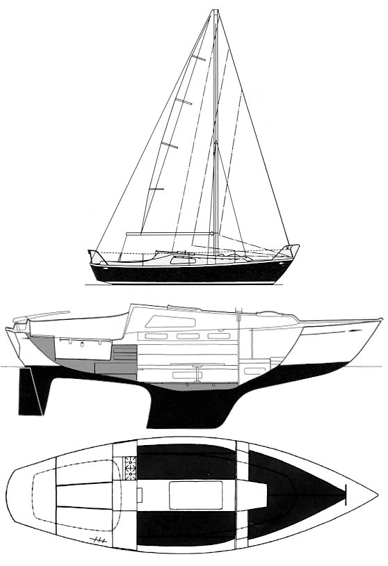 MISIL II (HALLBERG-RASSY) - Drawing