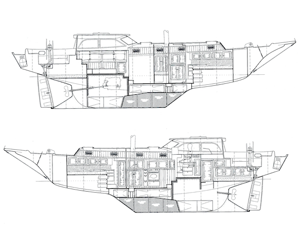 CABO RICO 42 PILOT - Drawing