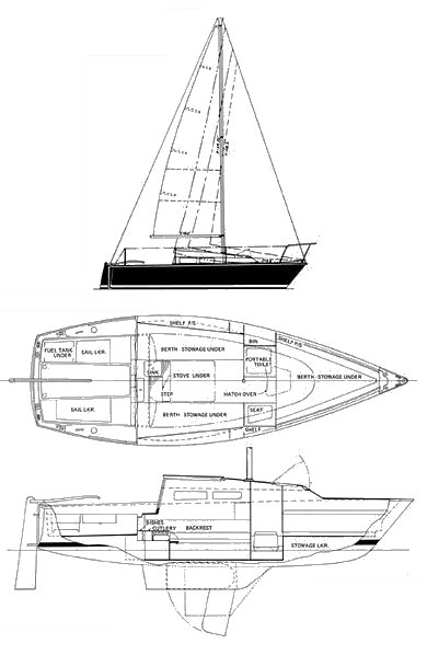 PEARSON 23 - Drawing