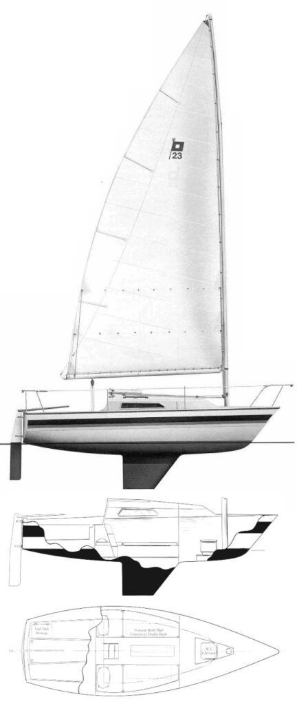PEARSON 23C - Drawing